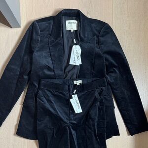 L'AGENCE Midnight Velvet Blazer